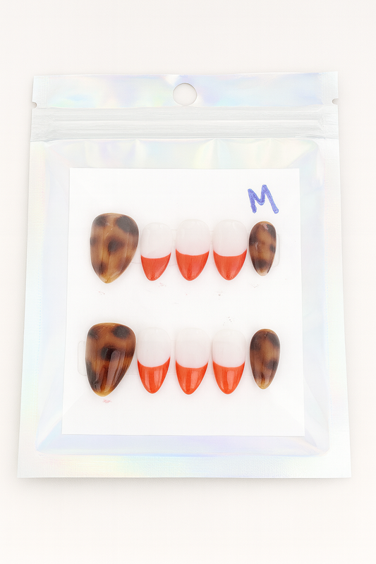 Cinnamon Swirl Press On Nail Set